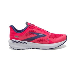 Brooks Launch GTS 9 Road Running Shoes - Womens, Pink/Blue/White | IE-RTS246531